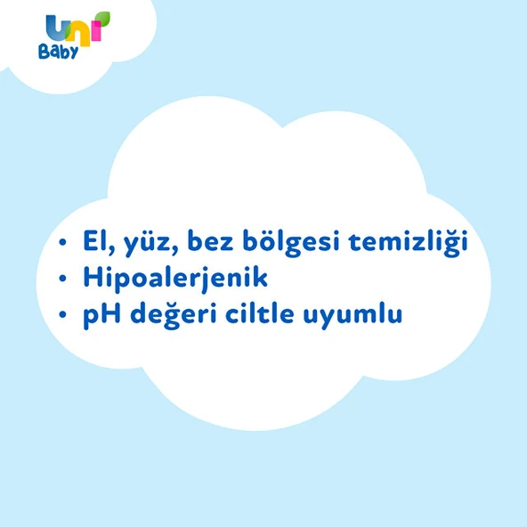 Uni Baby Pure Comfort Organik Aloe Vera Özlü 90 Yaprak 12'li Paket Islak Mendil - 2