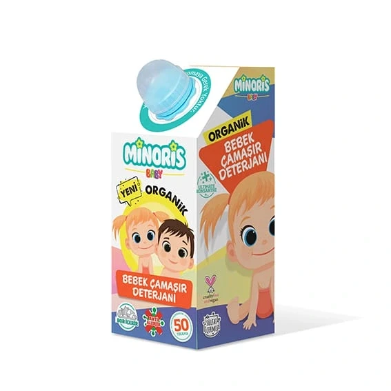 Nessiworld Minoris Baby Organik Antialerjik Bebek Çamaşır Deterjanı 1000ml ürün görseli 1