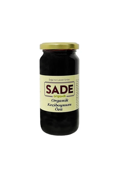 Sade Organik Keçiboynuzu Özü 315 Gr