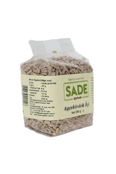 Sade Gurme Ayçekirdek Içi 250 gr Ve Kabak Çekirdeği 250 gr - 4