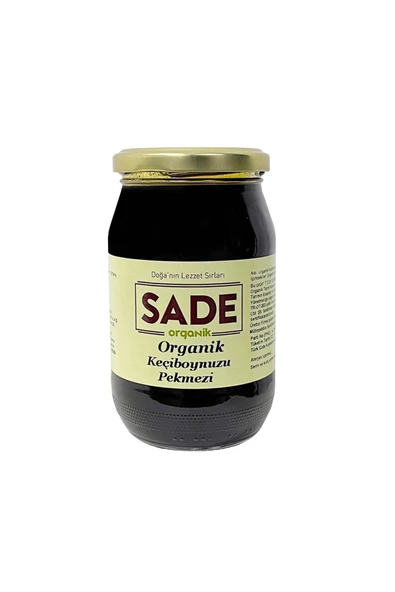Sade Organik Keçiboynuzu Pekmezi 460 Gr