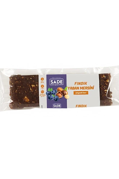 Sade Gurme Fındık Yaban Mersini Meyve Bar - 5