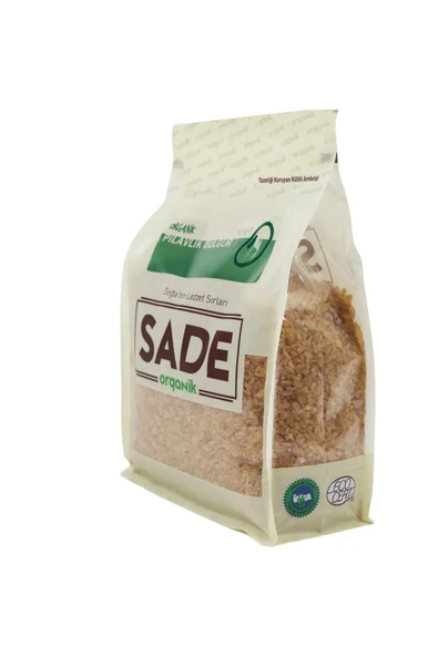 Sade Organik Pilavlık Bulgur 1000 gr - 2