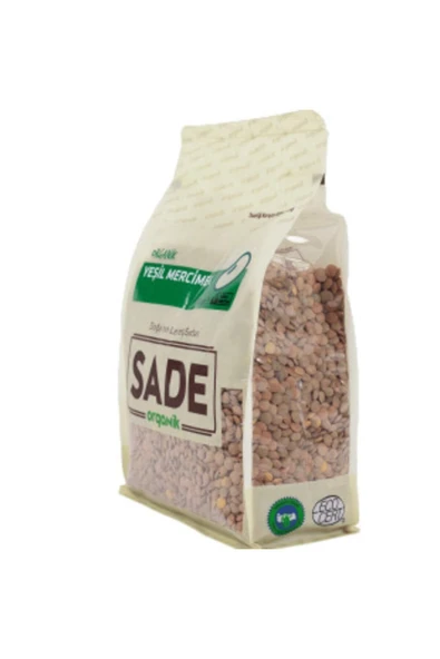 Sade Organik Yeşil Mercimek 1 kg - 4