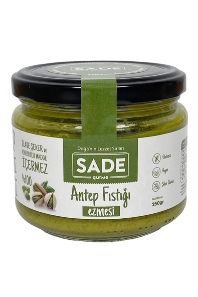 Sade Gurme Antep Fıstığı Ezmesi 250gr - 2