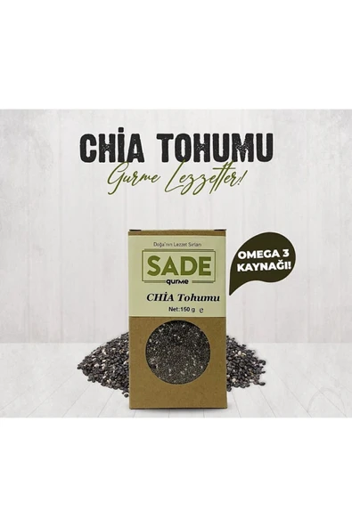 Sade Gurme Chia Tohumu 150gr - 4