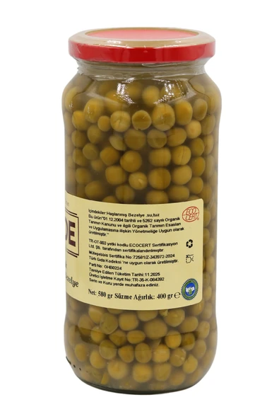 Sade Organik SADE ORGANİK HAŞLANMIŞ BEZELYE 400 GR - 3