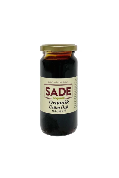 Sade Organik Üzüm Özü 315 Gr