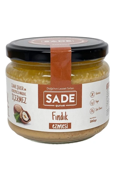Sade Gurme % 100 Fındık Ezmesi 280g - 2
