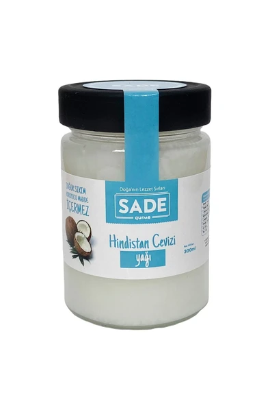 Sade Gurme Hindistan Cevizi Yağı 300ml