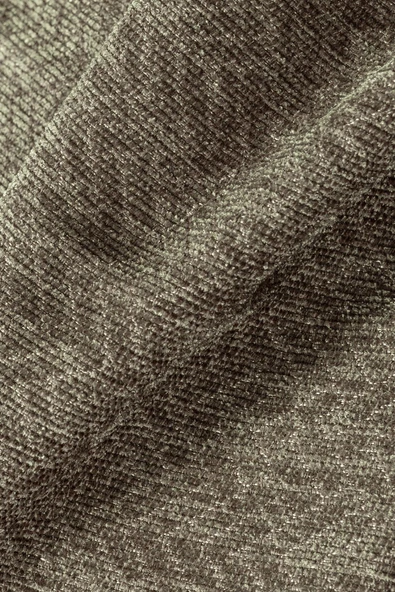 Jakarlı Şönil Koltuk Örtüsü  | Çekyat Örtüsü | Koltuk Şalı 175x350 Kaymaz Kum Beji - Resim 4