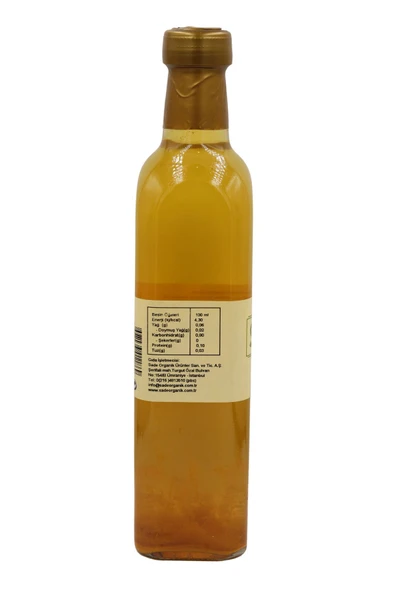 Sade Gurme ZERDEÇALLI ELMA SİRKESİ 500 ML - 3