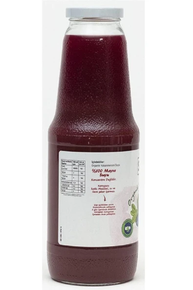 Sade Organik Yaban Mersini Suyu 1000 Ml - 2
