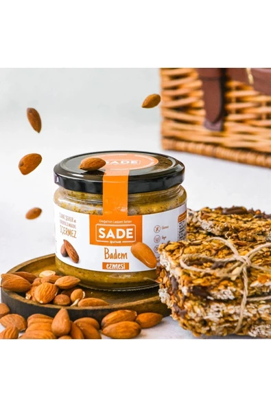 Sade Gurme % 100 Badem Ezmesi Sade 280g