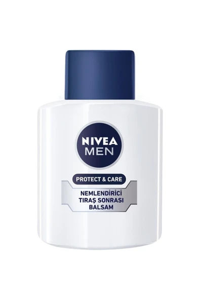NIVEA MEN Erkek Tıraş Sonrası Balsam 100ml Protect&Care, Onarıcı, Yenileyici, Tahriş Önleyici, E Vitamini - 3