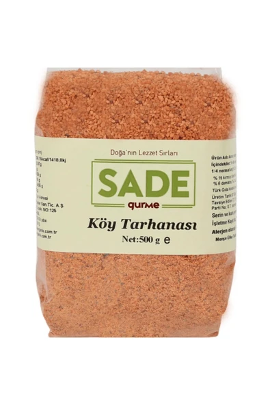 Sade Gurme Köy Tarhanası 2'li Paket (2X500 GR) 2 Adet - 2