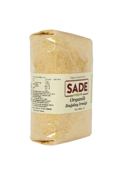 Sade Organik Buğday İrmiği 500g - 3