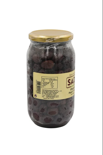 Sade Organik Organik X 2 Kavanoz Siyah Zeytin 700 gr - 2