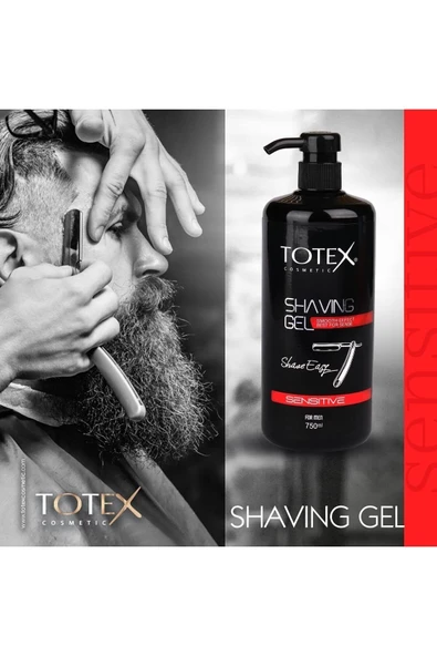 TOTEX Tıraş Jeli Sensitive 750 Ml - 3