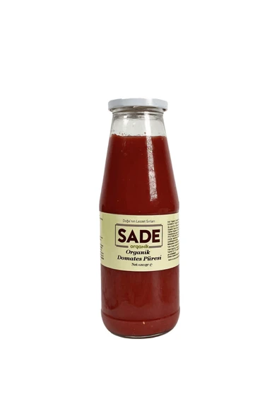 Sade Organik Domates & Biber Salçası ve Domates Püresi - 4