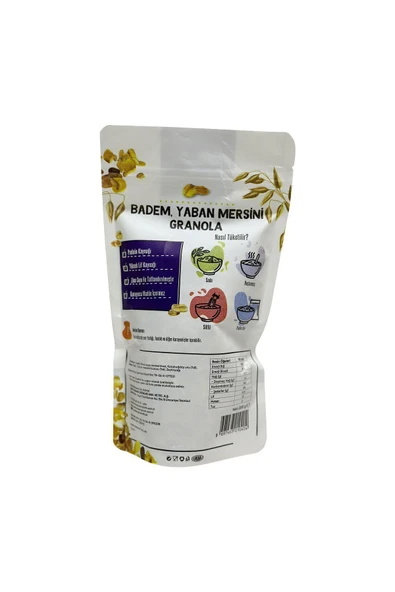 Sade Gurme YABAN MERSİNİ BADEM GRANOLA 200 GR. - 2