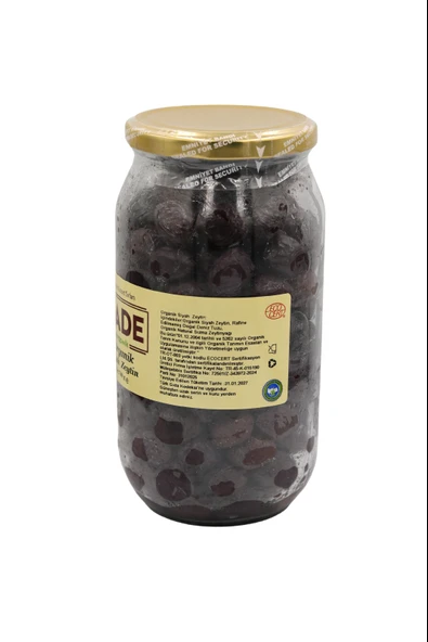 Sade Organik Organik X 2 Kavanoz Siyah Zeytin 700 gr - 3