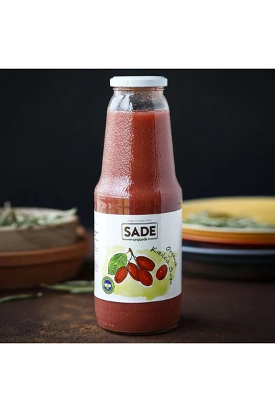 Sade Organik Kızılcık Suyu 1000ml 6'lı - 2