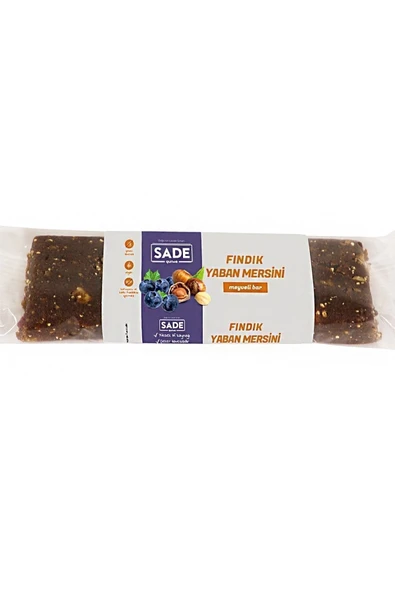 Sade Gurme Fındık Yaban Mersini Meyve Bar - 3