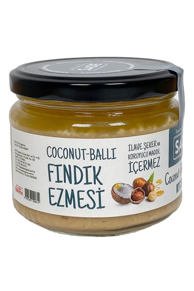 Sade Gurme Coconut & Ham Ballı Fındık Ezmesi 280g - 3