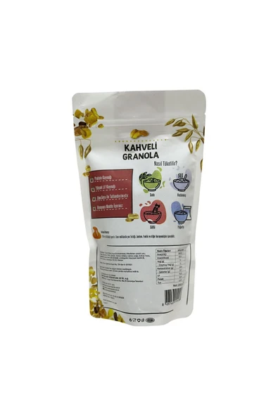 Sade Gurme KAHVELİ GRANOLA 200 GR. - 2