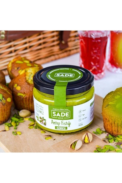 Sade Gurme Antep Fıstığı Ezmesi 250gr