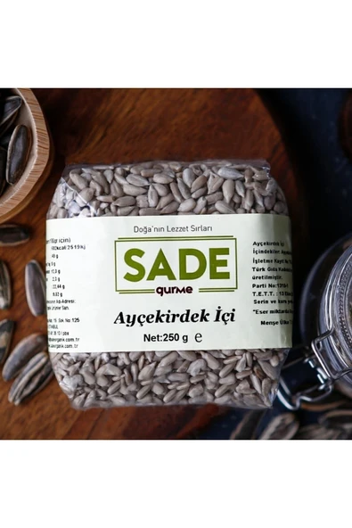 Sade Gurme Ayçekirdek Içi 250 gr Ve Kabak Çekirdeği 250 gr - 2