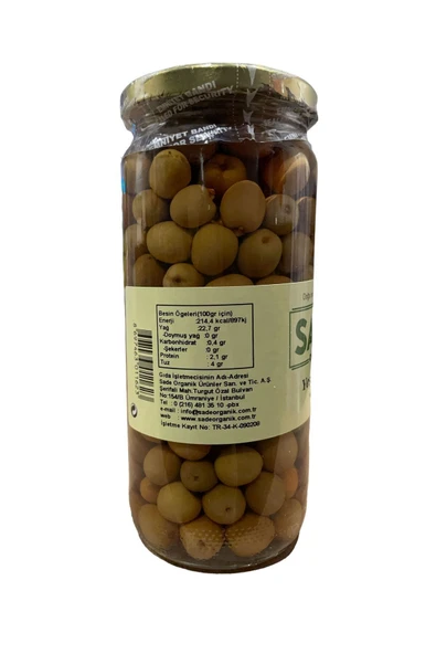 Sade Gurme Yeşil Zeytin 300 GR - 2