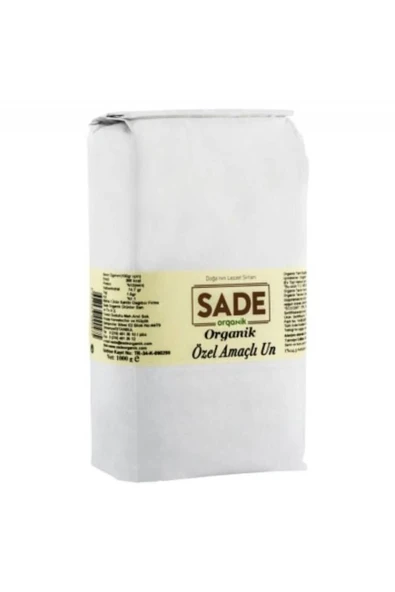 Sade Organik Beyaz Un 1000 gr - 2
