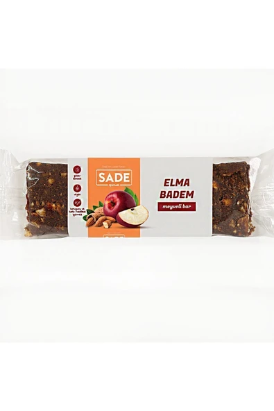 Sade Gurme Elma Badem Meyveli Bar - 2