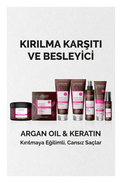 Urban Care Argan Yağı&keratin Kolay Kırılan Yıpranmış Saçlara Özel Saç Bakım Şampuanı-vegan-250ml - Resim 4