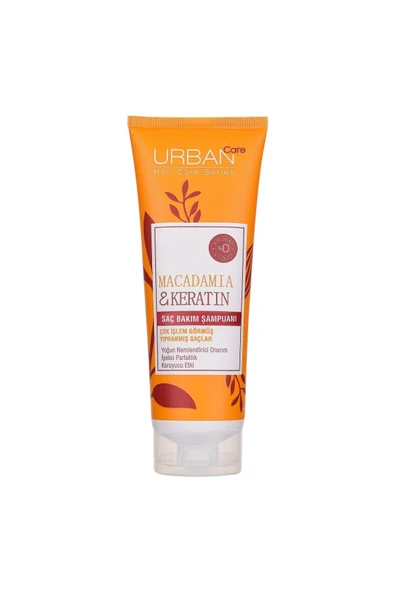 Urban Care Macadamia&keratin Çok Işlem Görmüş Saçlara Özel Onarıcı Şampuan-250ml-vegan - Resim 2