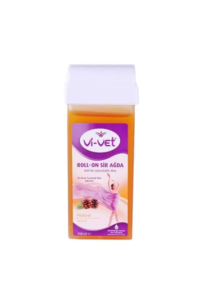 Vi-vet Roll On Kartuş Sır Ağda Naturel