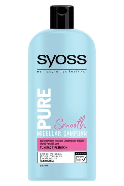 Syoss Pure Mıcellar Sampuan 550ml