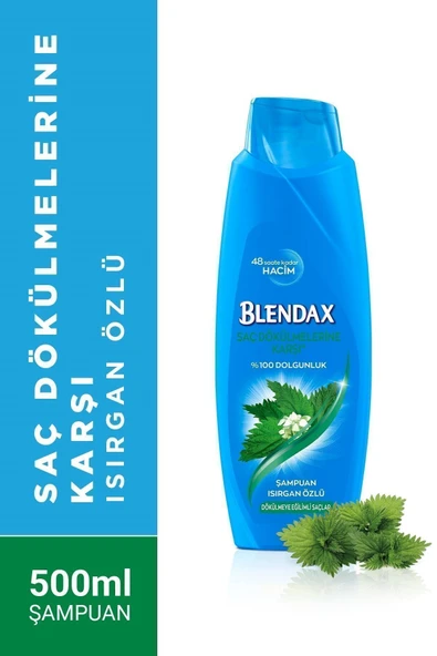 Blendax Saç Dökülmelerine Karşı Isırgan Özlü Şampuan 500 ml