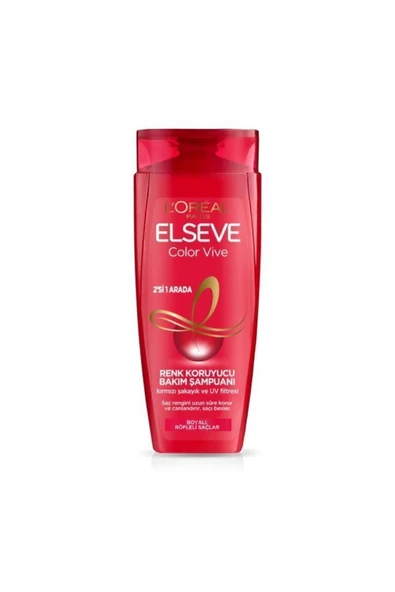ELSEVE L'Oréal Paris Elseve Colorvive Renk Koruyucu Bakım Şampuanı 2'si 1 Arada 450 ml - Resim 2