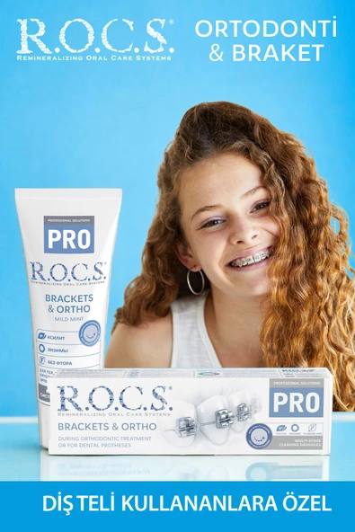 R.O.C.S. Pro Brackets & Ortho Diş Macunu (74g)