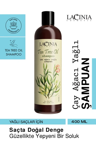Lacinia Çay Ağacı Yağlı Şampuan 400 Ml