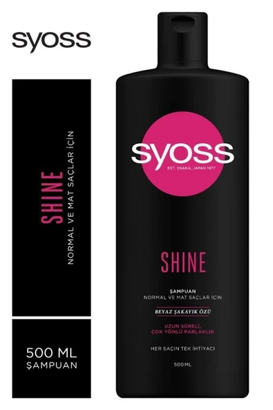 Syoss Shine Şampuan 500 ml - Saç Bakım Ürünü