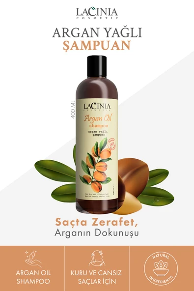 Lacinia Argan Yağlı Şampuan 400 ml - 2