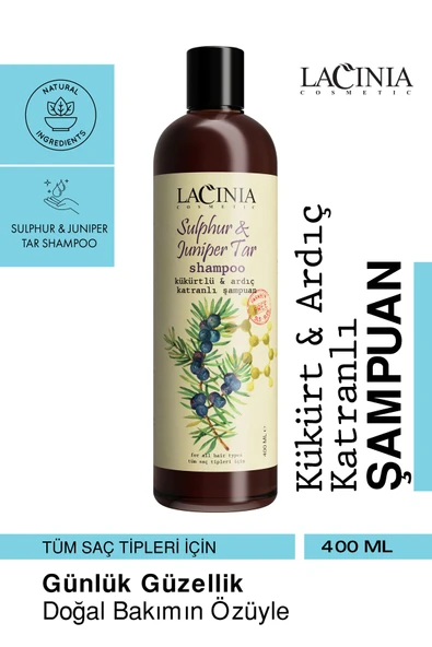 Lacinia Kükürt Ve Ardıç Katranlı Şampuan 400ml