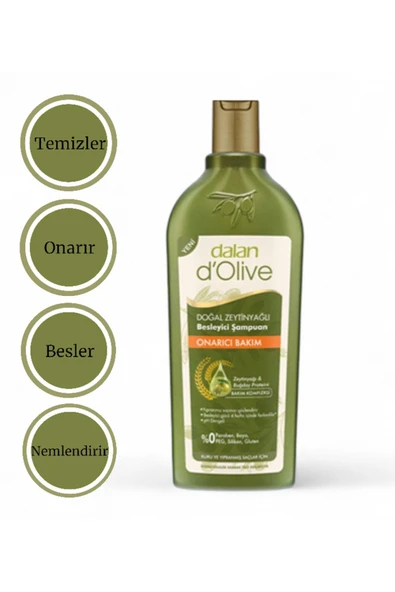 Dalan Zeytinyağlı Şampuan Onarıcı Bakım 400 ml - Resim 2