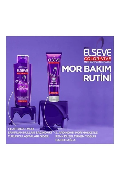 ELSEVE Turunculaşma Karşıtı Mor Şampuan 200 ml - Resim 4