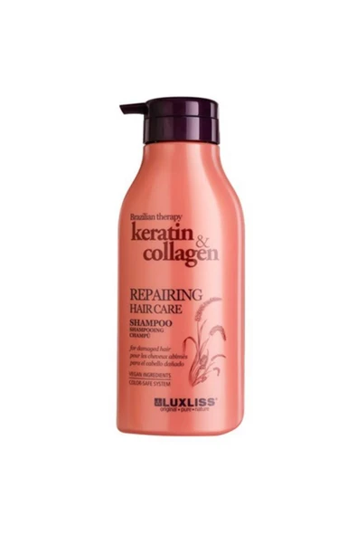 Luxlıss Keratin Collagen Repairing Hair Care Shampoo 500 ml ürün görseli