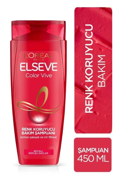 ELSEVE L'oréal Paris Colorvive Renk Koruyucu Bakım Şampuanı 450 ml